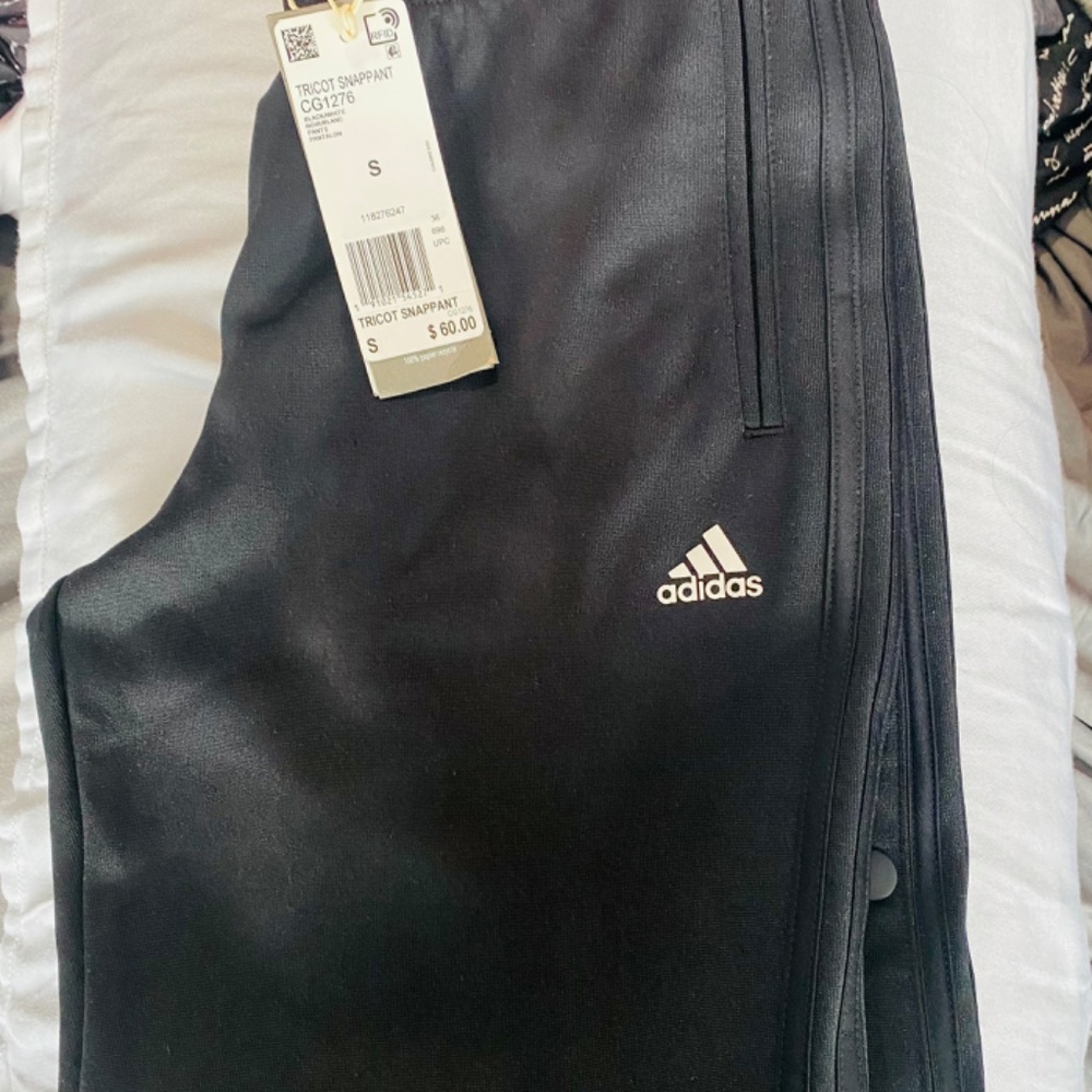 Adidas black sweatpants Tricot Snappant Pants SMALL